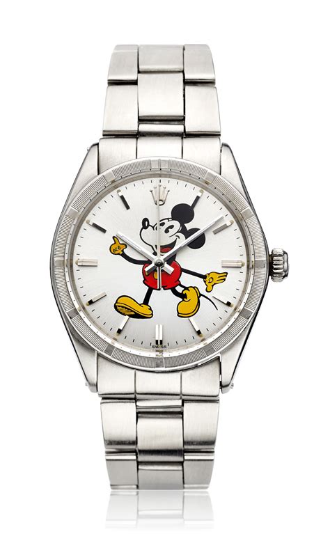 rolex oyster mickey mouse watch